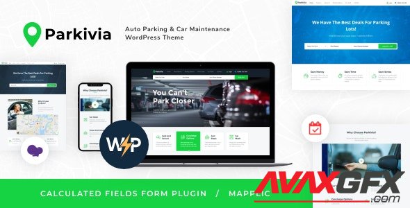 ThemeForest - Parkivia v1.1.4.1 - Auto Parking & Car Maintenance WordPress Theme - 22640341