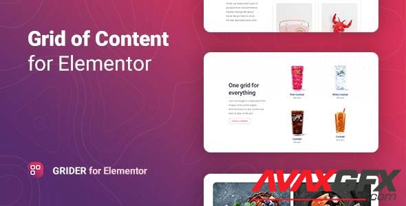 ThemeForest - Grider v1.0.0 - Grid of Content and Products for Elementor - 35227829