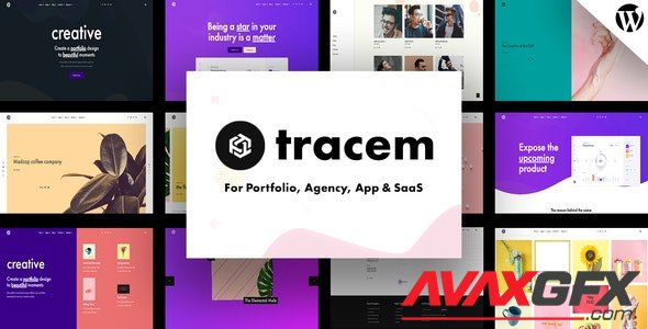 ThemeForest - Tracem v1.0.5 - Elementor Agency & Portfolio WordPress Theme - 23654404