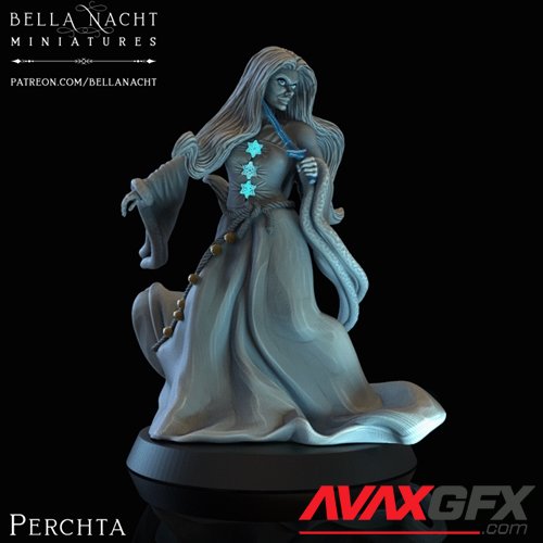 Perchta - Christmas Witch – 3D Printable STL