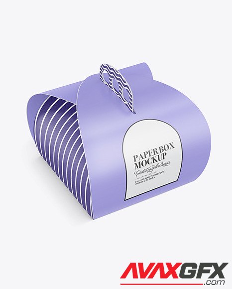 Paper Box w/ Handle Mockup 88523