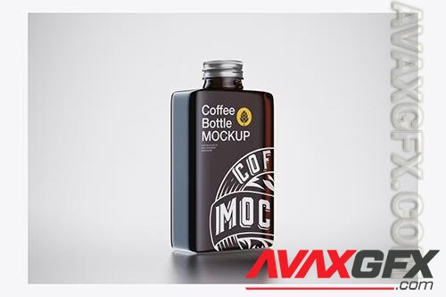 Cold Coffee Bottle Mockup MJDZMA4