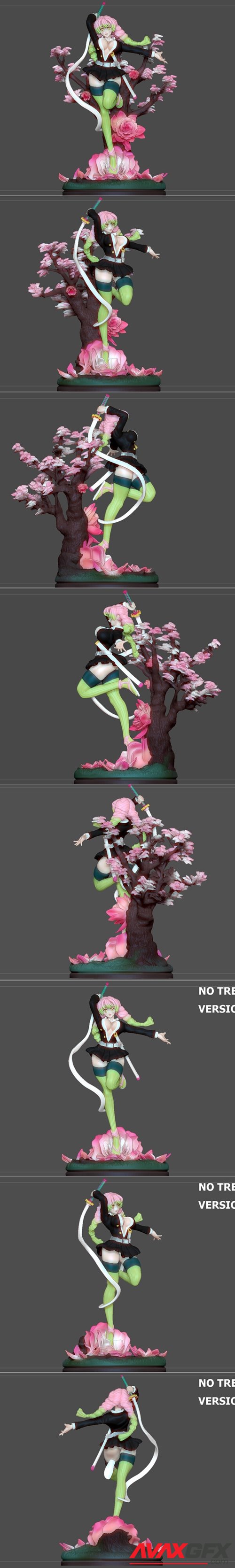 KANROJI Mitsuri KIMETSU NO YAIBA ANIME GIRL – 3D Printable STL