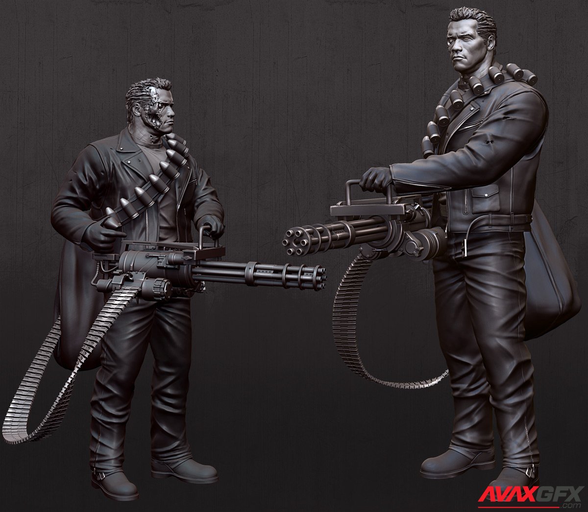 Terminator Arnold Schwarzenegger 3D Printable STL