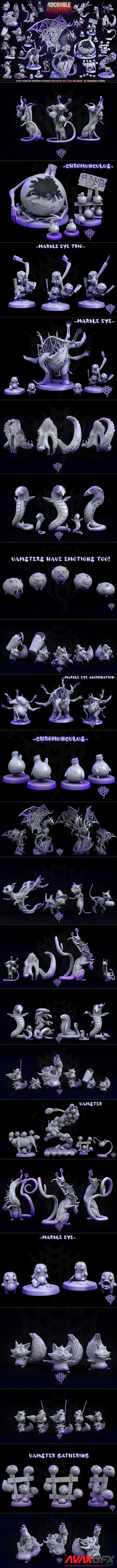 Mini Monster Mayhem - October 2021 Release – 3D Printable STL