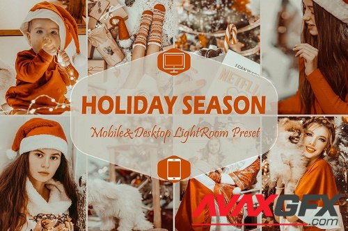 10 Holiday Season Mobile & Desktop Lightroom Presets - 1715694