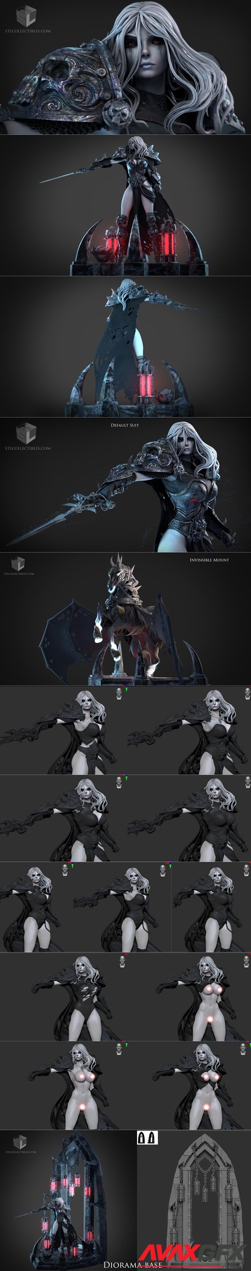 Lich Queen – 3D Printable STL