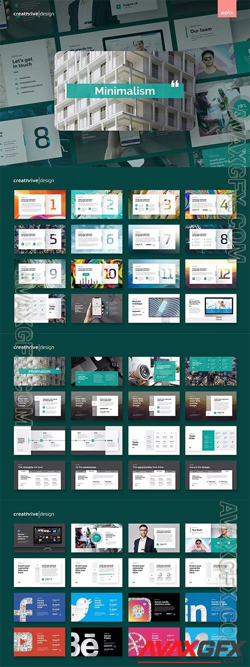 Minimalism Powerpoint and Keynote Templates