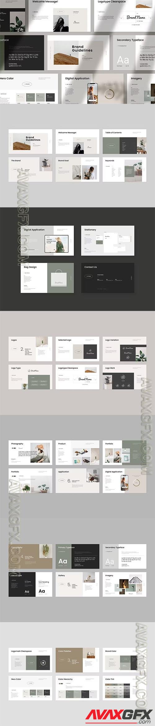 Brand Guideline PowerPoint Template H7AS5MX