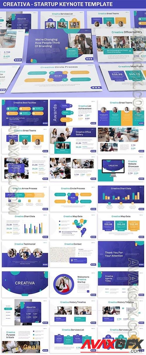 Creativa - Startup Keynote Template