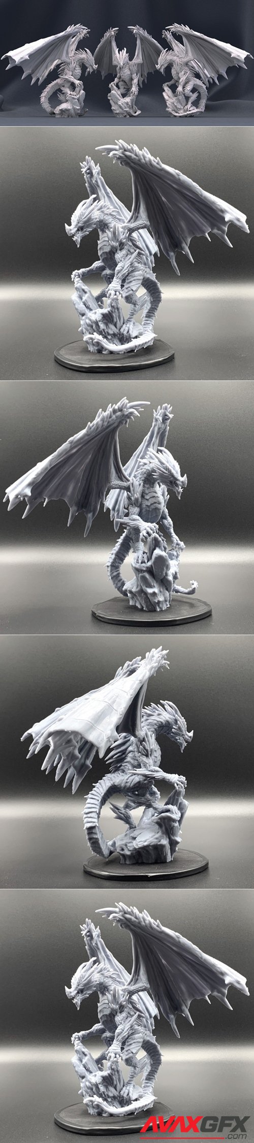 Mini Monster Mayhem - Crystal Dragon – 3D Printable STL