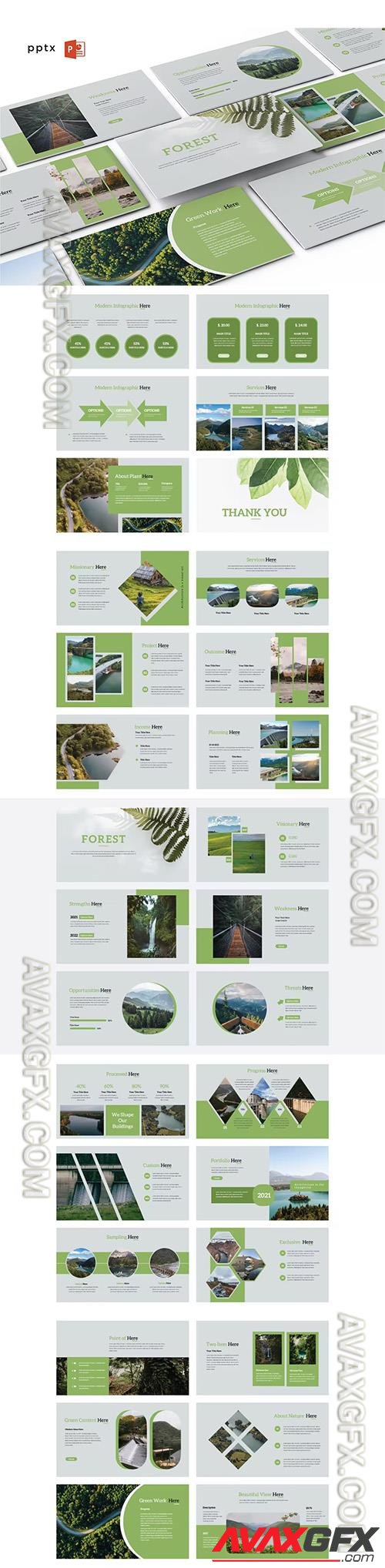 FOREST Powerpoint V685 and Keynote V684 Templates