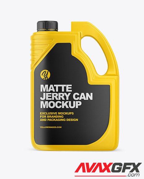 Matte Jerry Can Mockup 92012