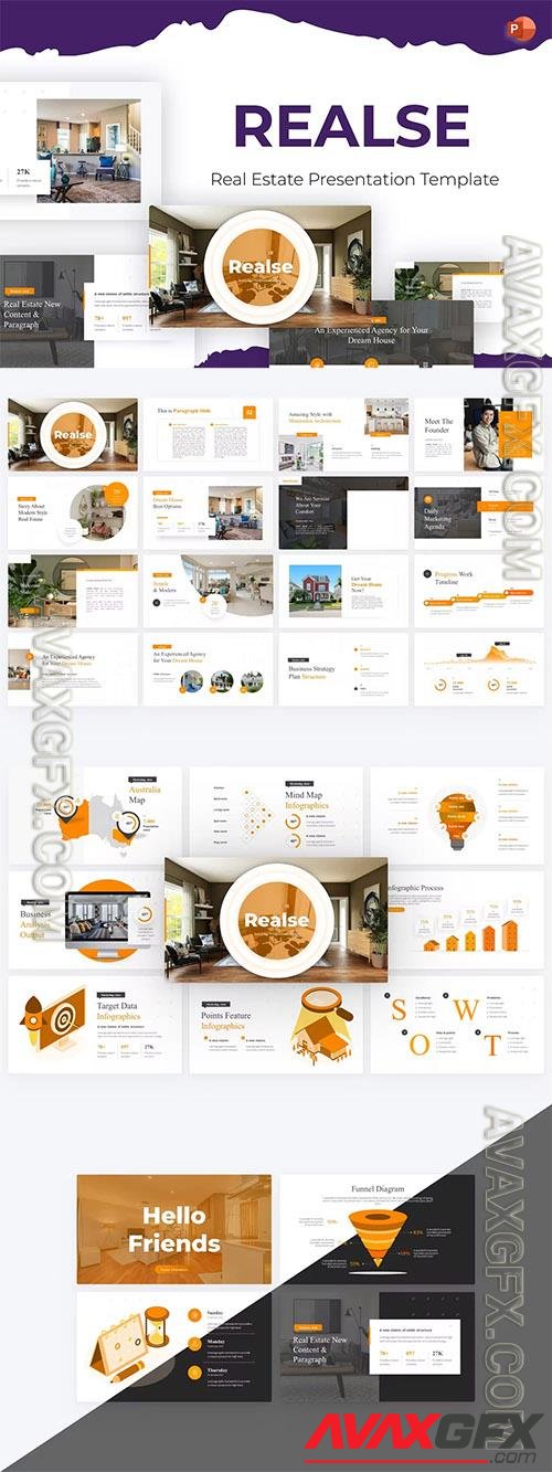 Realse Real Estate PowerPoint Template AVKVPX4