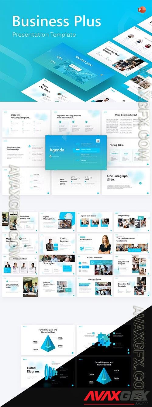 Business Plus Powerpoint and Keynote Templates