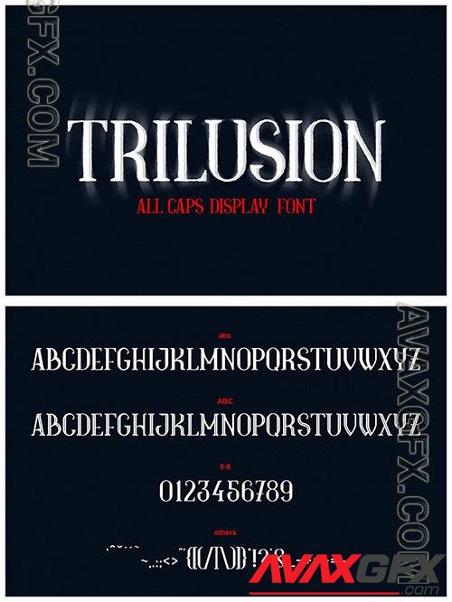 Trilusion Typeface NKEQDBX