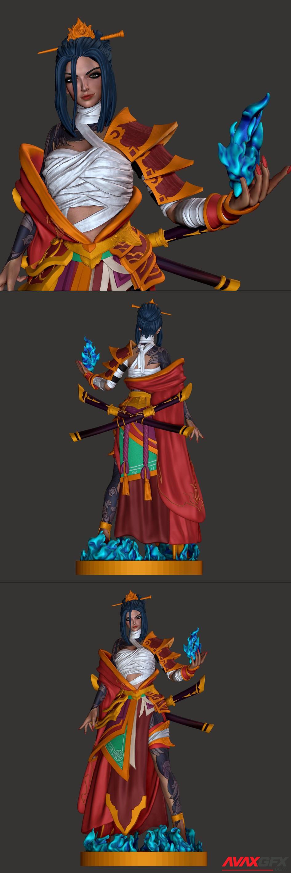 Azula Avatar 3D Printable STL