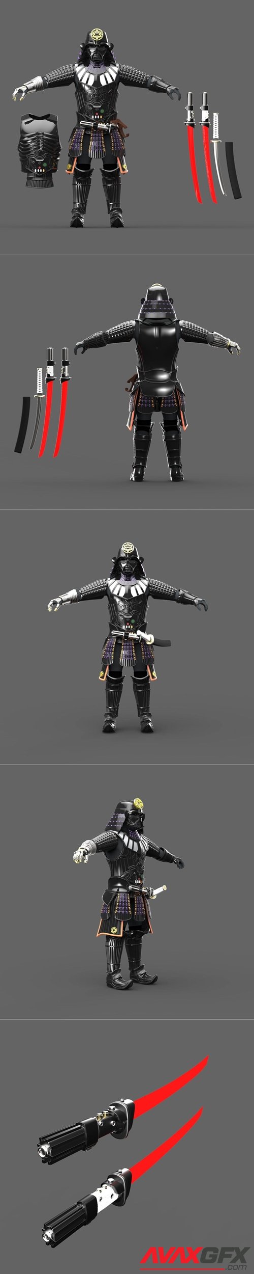 Darth Vader Samurai – 3D Printable STL