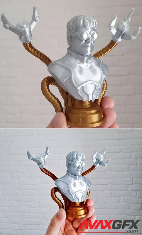 Doc Ock bust – 3D Printable STL