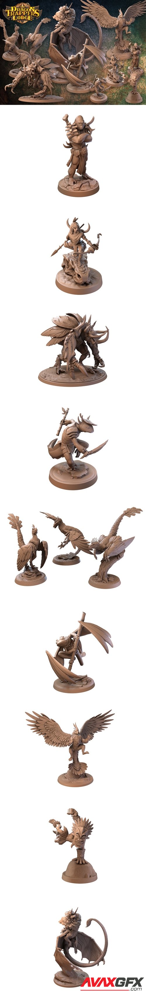 The Dragon Trappers Lodge April 2021 – 3D Printable STL