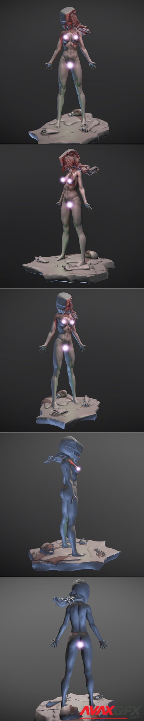 Lucy (Elfen Lied) – 3D Printable STL