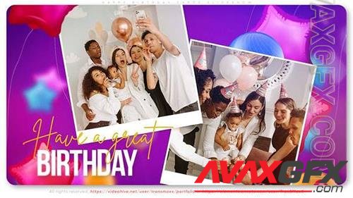 Happy Birthday Cards Slideshow 35401658 (VideoHive)