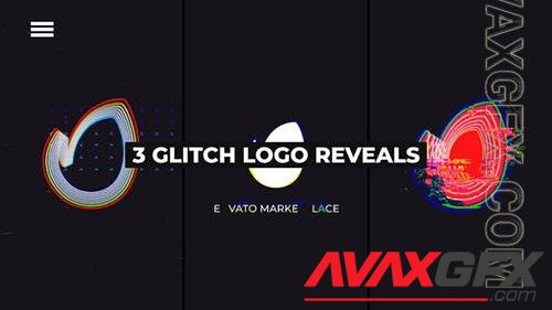 3 Glitch Logo Reveals 35384252 (VideoHive)
