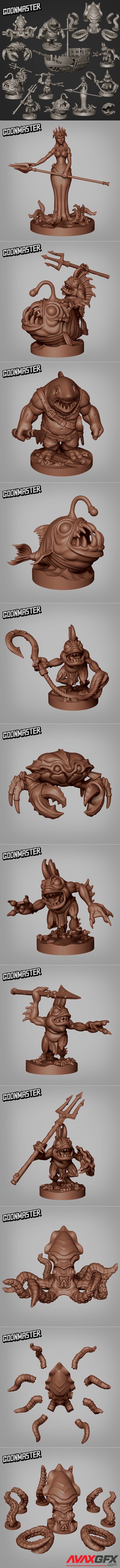 Goonmaster - Deep Sea Creatures – 3D Printable STL