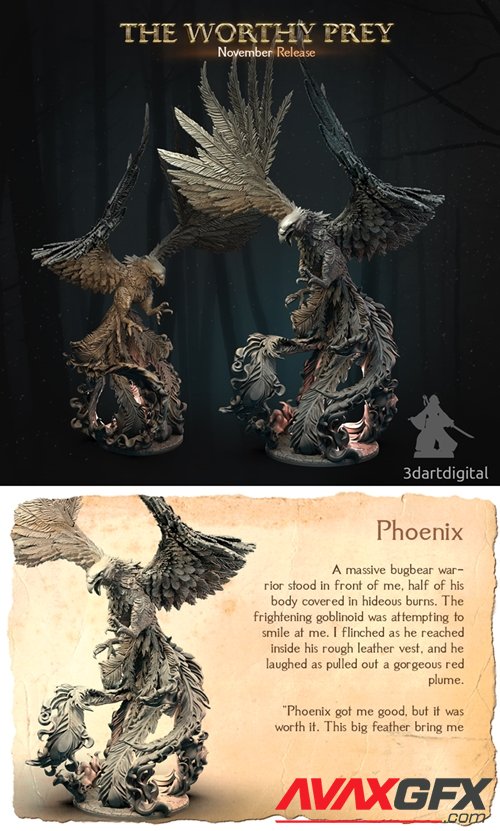 Phoenix – 3D Printable STL