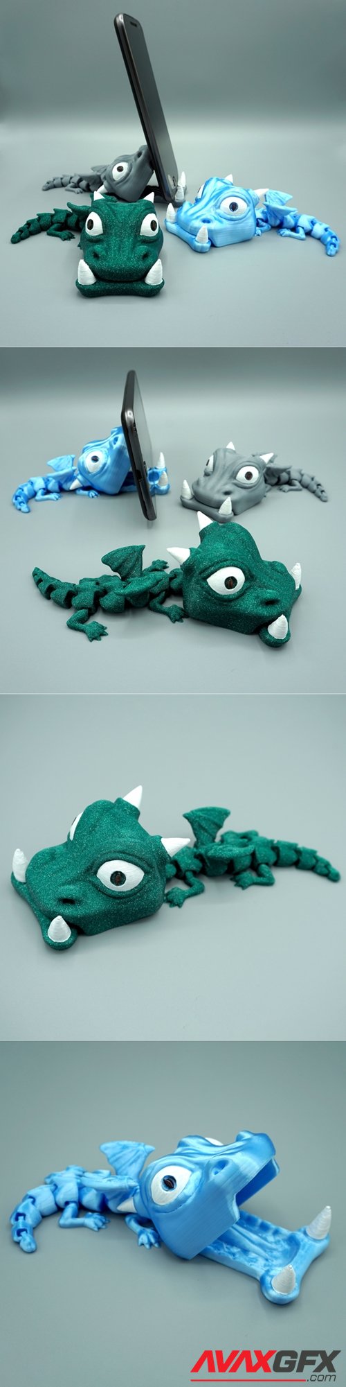 Phone Eater Baby Dragon – 3D Printable STL