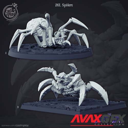 Spiders – 3D Printable STL