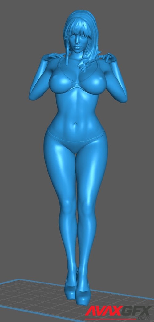 Russian Girl – 3D Printable STL