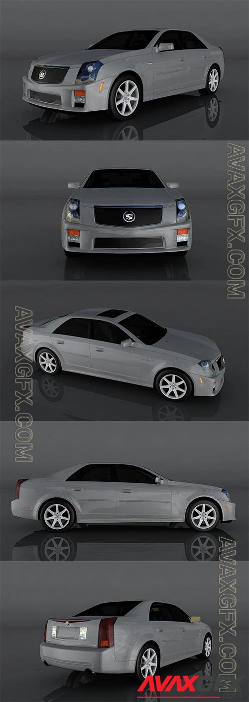 2004 Cadillac CTSV 3d model Model o175670