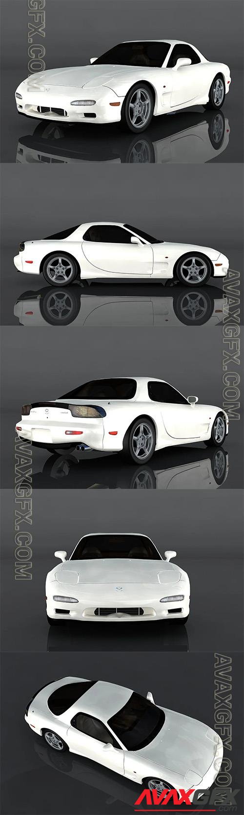1997 Mazda RX-7 3D Model o89432