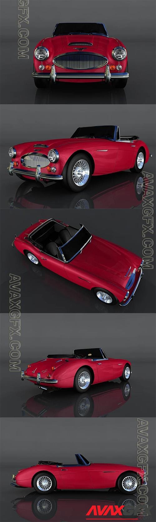 Austin-Healey 3000 3D Model o93689