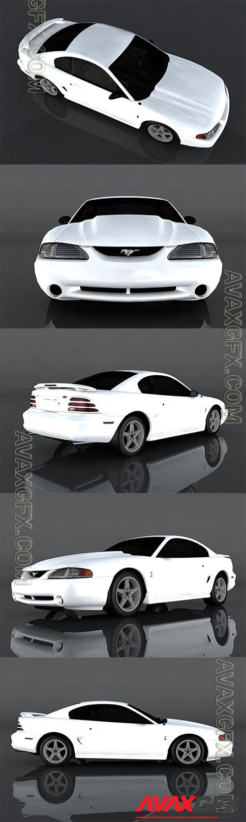 1995 Ford Mustang Cobra 3D Model o93105 » AVAXGFX