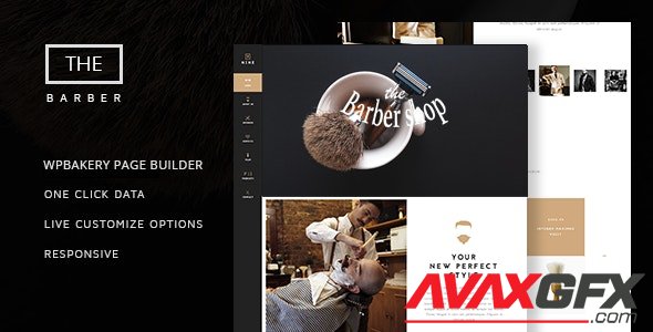 ThemeForest - The Barber Shop v1.9 - One Page Theme For Hair Salon - 13741313