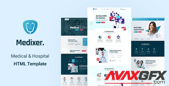 ThemeForest - Medixer v1.0 - Medical and Health HTML5 Template - 26619827