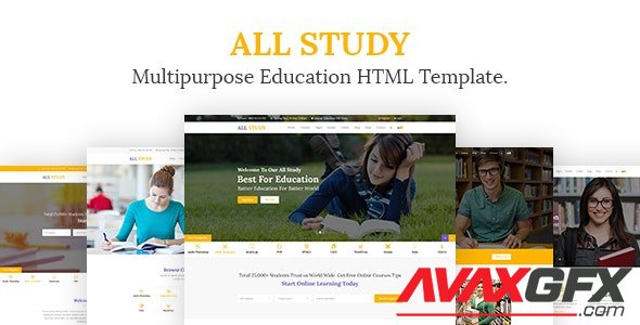 ThemeForest - All Study v1.0 - Multipurpose Education HTML Template - 20177254