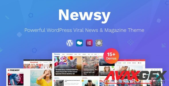 ThemeForest - Newsy v1.5.0 - Viral News & Magazine WordPress Theme - 34626838 - NULLED
