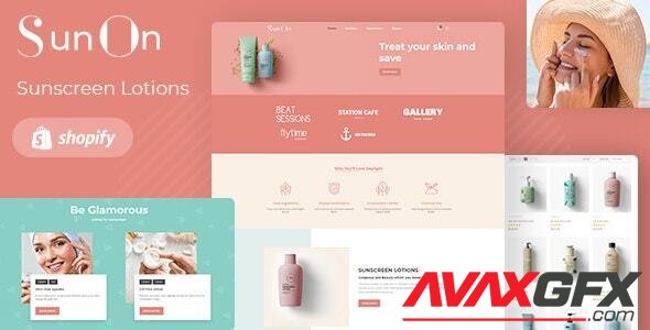 ThemeForest - SunOn v1.0 - Skin Care Products Shopify Theme (Update: 10 May 21) - 28995143