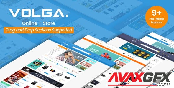 ThemeForest - Volga v1.4 - MegaShop Responsive Shopify Theme - Technology, Electronics, Digital, Food, Furniture - 20878343