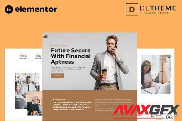 ThemeForest - Orionis v1.0.0 - Finance Consultant Elementor Template Kit - 35240150