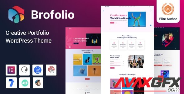 ThemeForest - Brofolio v1.0.1 - Creative Portfolio WordPress Theme - 34599071