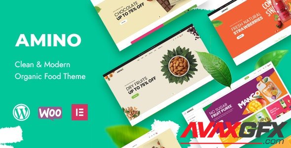 ThemeForest - Amino v1.0 - Organic & Food WordPress Theme - 35144162