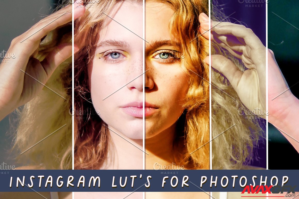 CreativeMarket - instagram LUT's for photoshop 2 6493073