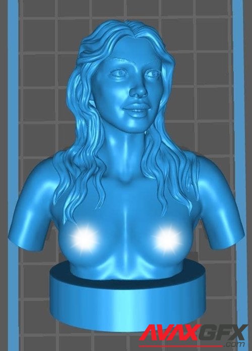 Joung bust – 3D Printable STL