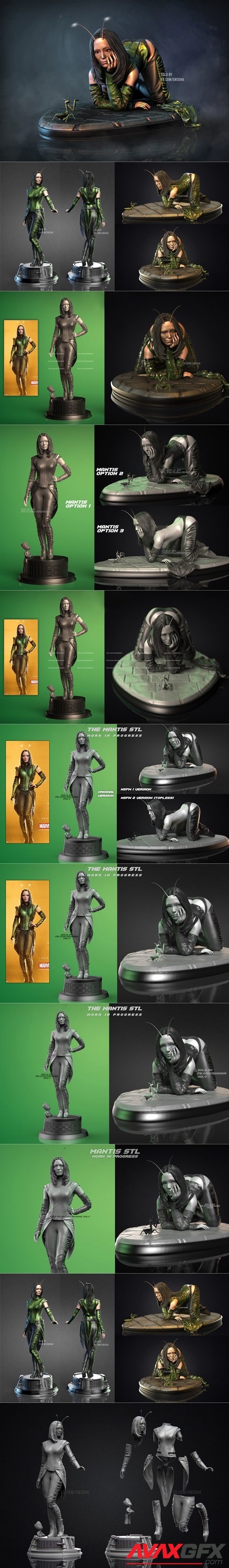 Mantis Guardians of the Galaxy – 3D Printable STL