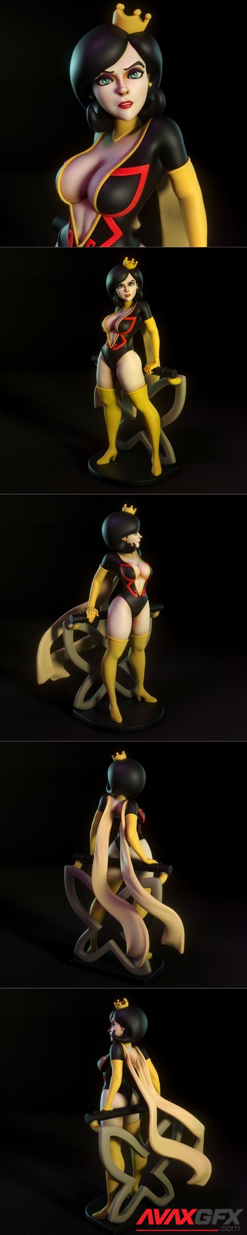 Dr Mrs The Monarch – 3D Printable STL