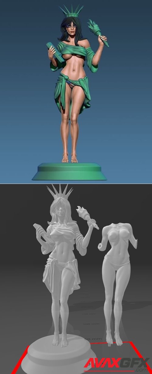 Liberty – 3D Printable STL